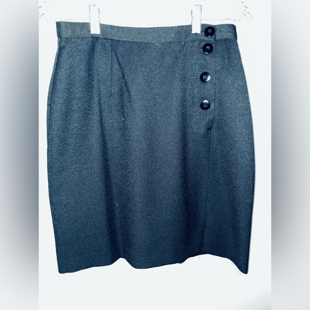 Black Straight Skirt